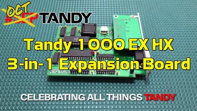 Tandy 1000 EX/HX 3-in-1 Expansion Board - Memory, RS-232 & XT-IDE