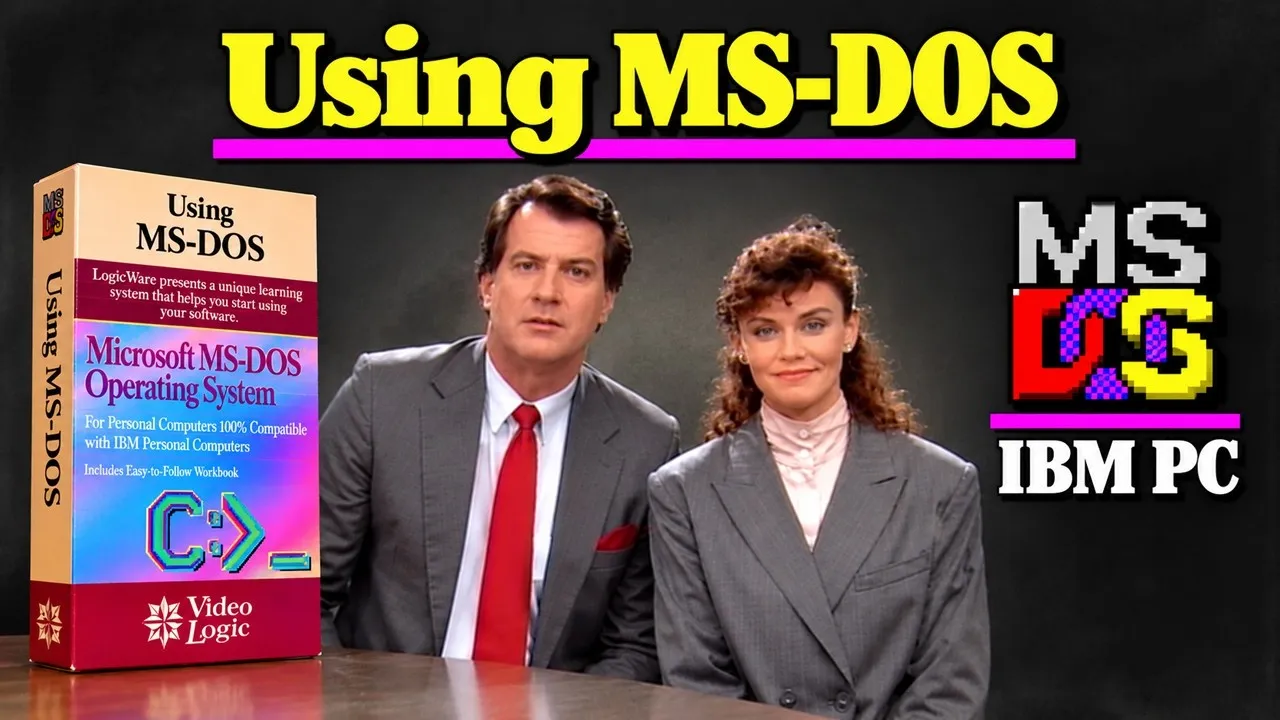 Using MS-DOS VHS (1988) by M-USA VideoLogic - IBM PC
